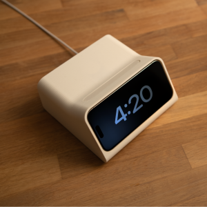 Yoatx ClockDock – Magnetic Charging Dock With Digital Clock For IPhone