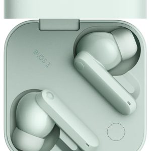 Nothing Buds 2 TWS Earbuds with Hybrid Active Noise Cancellation (IP55 Water Resistant, In-ear Detection, Light Green)
